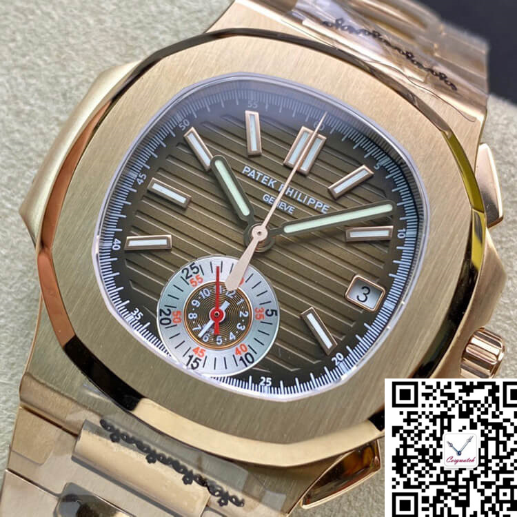 PATEK PHILIPPE NAUTILUS 5980-1R 3K FACTORY V2 ROSE GOLD