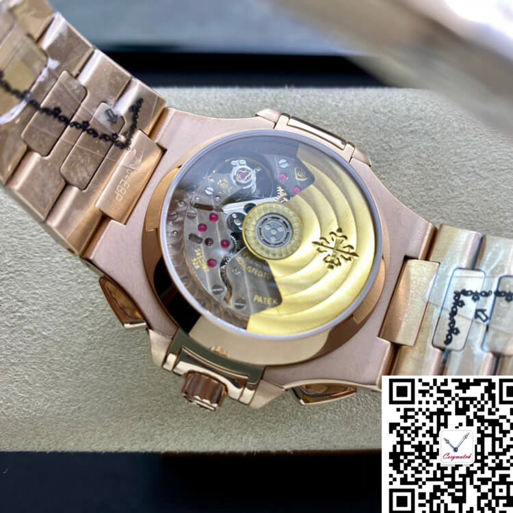 PATEK PHILIPPE NAUTILUS 5980-1R 3K FACTORY V2 ROSE GOLD