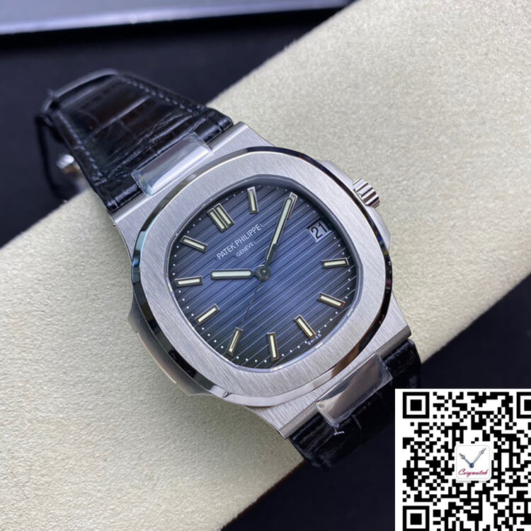 PATEK PHILIPPE NAUTILUS 5711 3K FACTORY COWHIDE STRAP 3K FACTORY COWHIDE STRAP