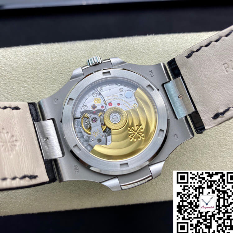 PATEK PHILIPPE NAUTILUS 5711 3K FACTORY COWHIDE STRAP 3K FACTORY COWHIDE STRAP