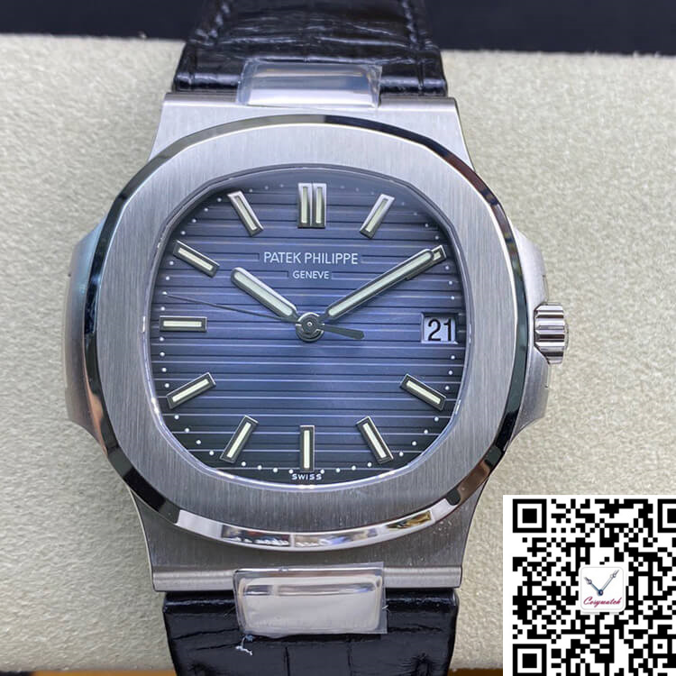 PATEK PHILIPPE NAUTILUS 5711 3K FACTORY COWHIDE STRAP 3K FACTORY COWHIDE STRAP