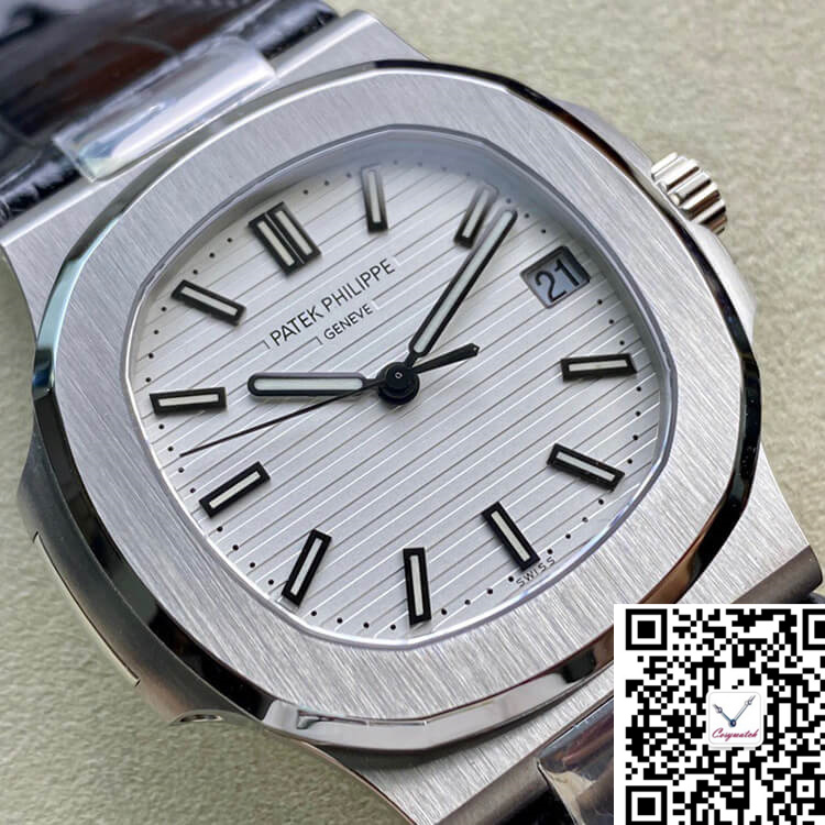 PATEK PHILIPPE NAUTILUS 5711 3K FACTORY WHITE DIAL NAUTILUS 5711 3K FACTORY
