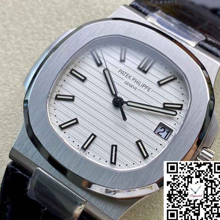 PATEK PHILIPPE NAUTILUS 5711 3K FACTORY WHITE DIAL NAUTILUS 5711 3K FACTORY