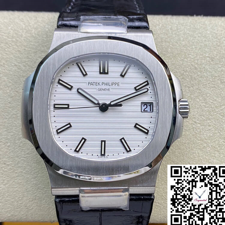 PATEK PHILIPPE NAUTILUS 5711 3K FACTORY WHITE DIAL NAUTILUS 5711 3K FACTORY