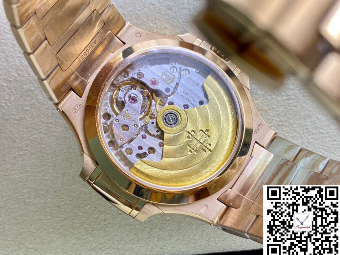 PATEK PHILIPPE NAUTILUS LADIES 7118/1200R-001 3K FACTORY SILVER WHITE DIAL NAUTILUS LADIES