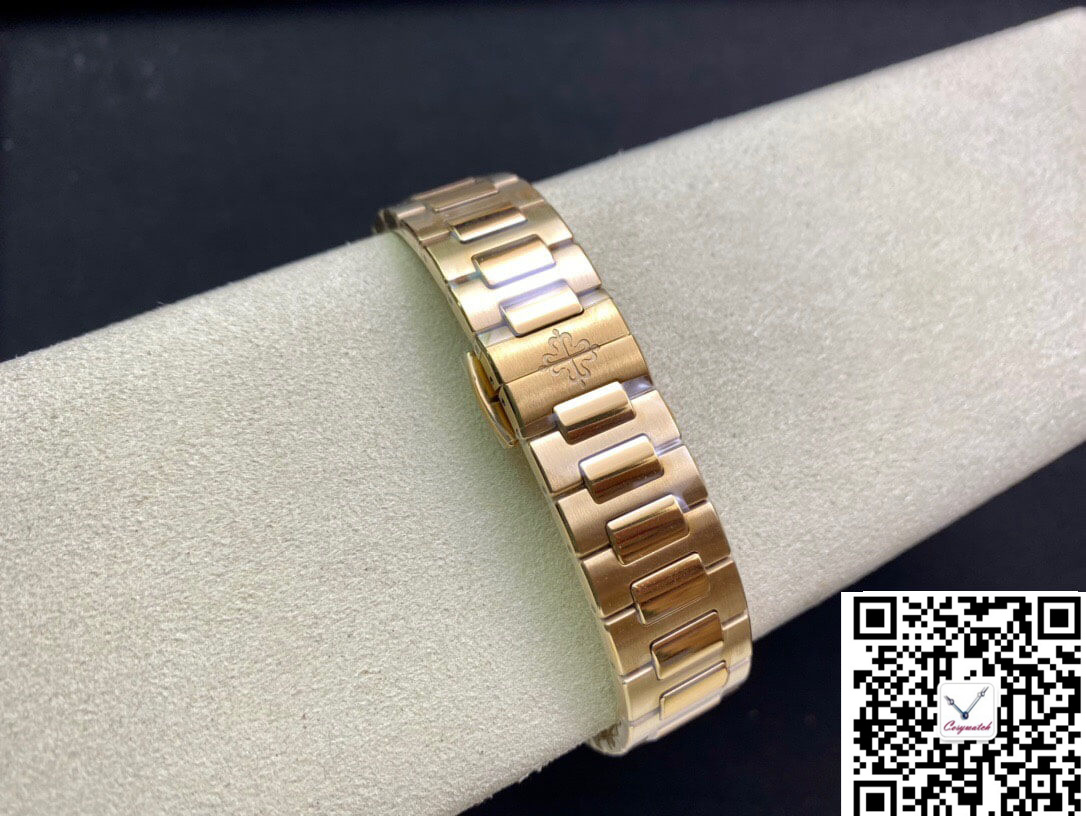 PATEK PHILIPPE NAUTILUS LADIES 7118/1200R-001 3K FACTORY SILVER WHITE DIAL NAUTILUS LADIES