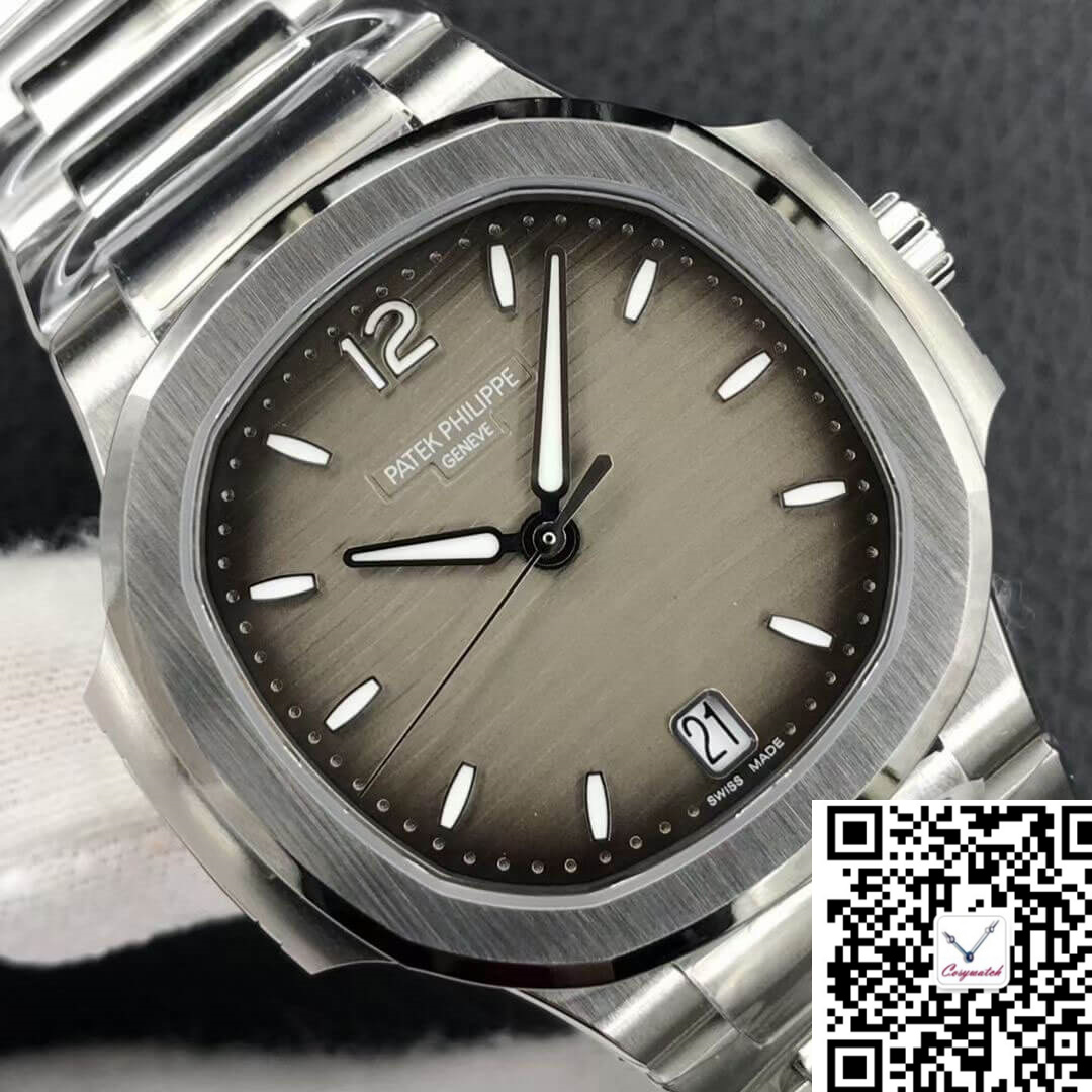 PATEK PHILIPPE NAUTILUS LADIES 7118/1A-011 3K FACTORY GREY DIAL PHILIPPE NAUTILUS