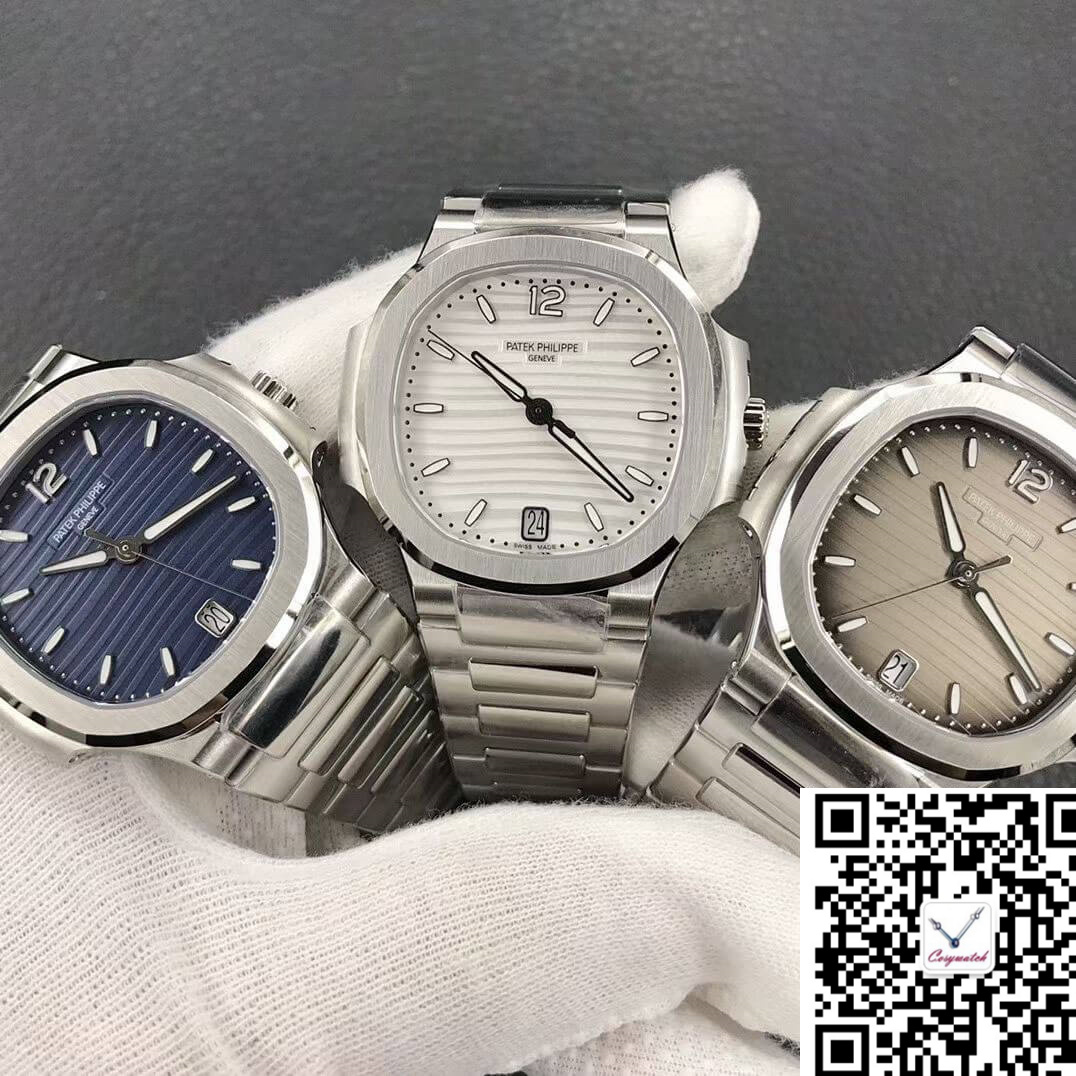 PATEK PHILIPPE NAUTILUS LADIES 7118/1A-011 3K FACTORY GREY DIAL PHILIPPE NAUTILUS