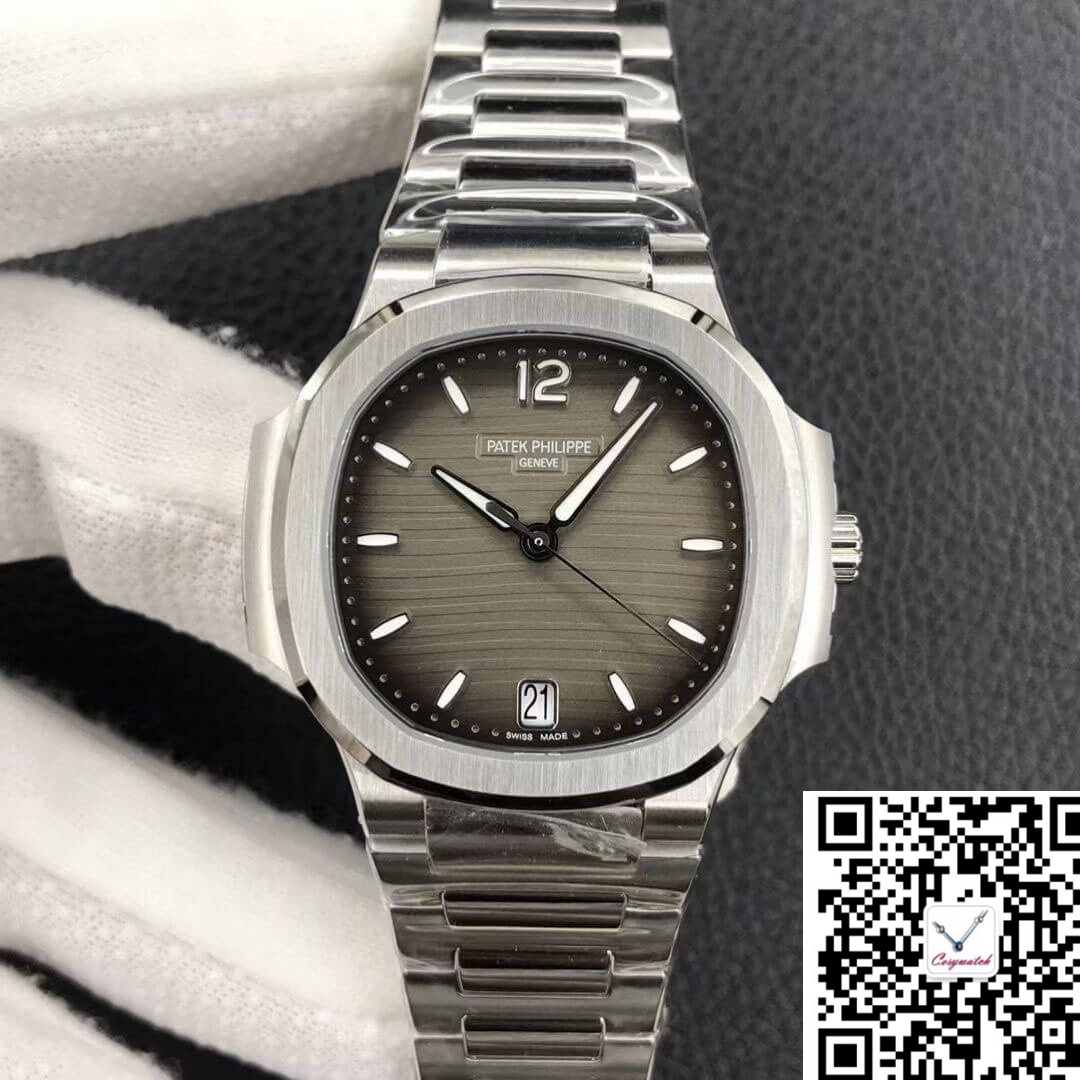 PATEK PHILIPPE NAUTILUS LADIES 7118/1A-011 3K FACTORY GREY DIAL PHILIPPE NAUTILUS