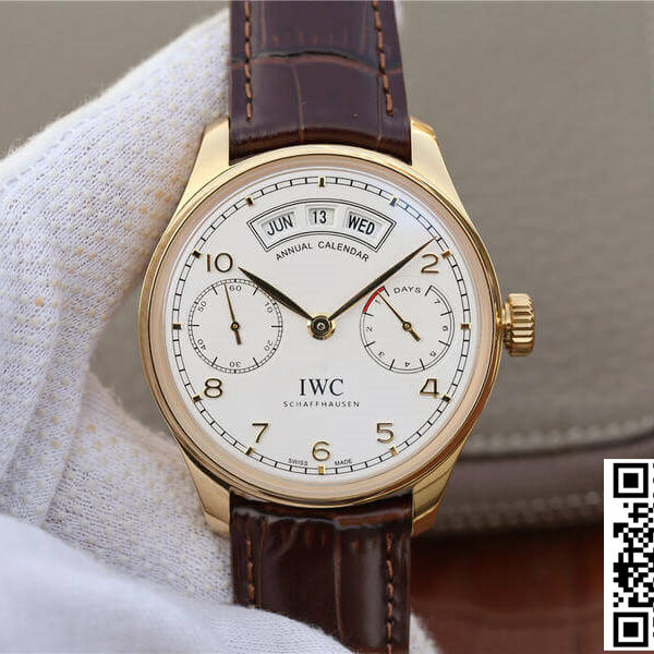 YL Factory Wanguo Portugal Series IW503502 Gold Case White Plate