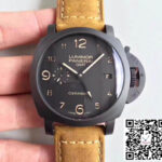 PANERAI LUMINOR GMT 1950 3 DAYS PAM441 VS FACTORY V2 BLACK DIAL