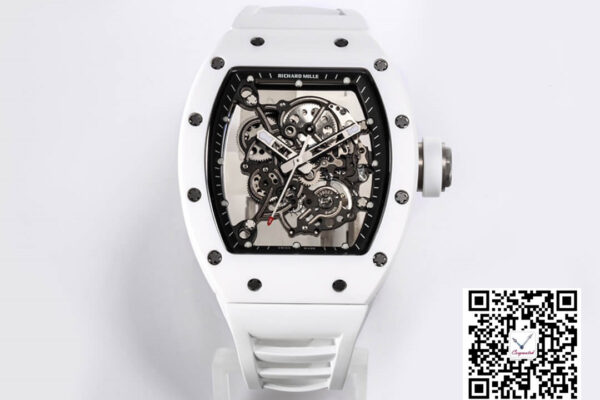 Richard Mille RM-055 BBR Factory V2 White Ceramic