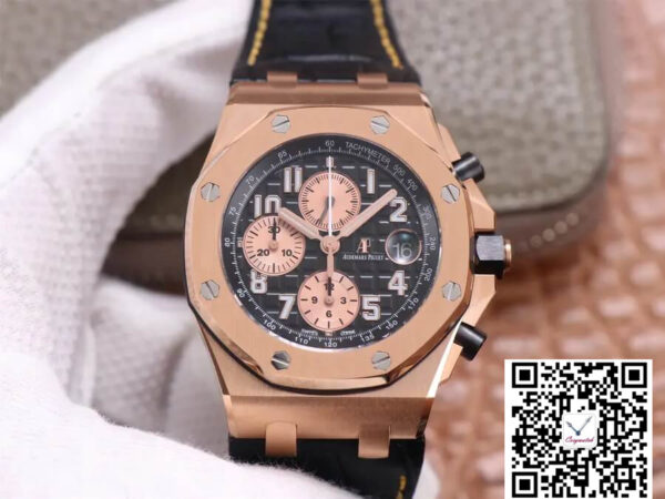 Audemars Piguet Royal Oak Offshore 26470OR JF Factory Rose Gold Black Dial