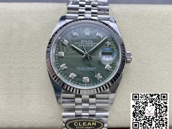 Rolex Datejust M126234-0055 36MM Clean Factory Diamond Dial