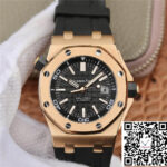 Audemars Piguet Royal Oak Offshore 15710 JF Factory V8 Rose Gold Black Dial