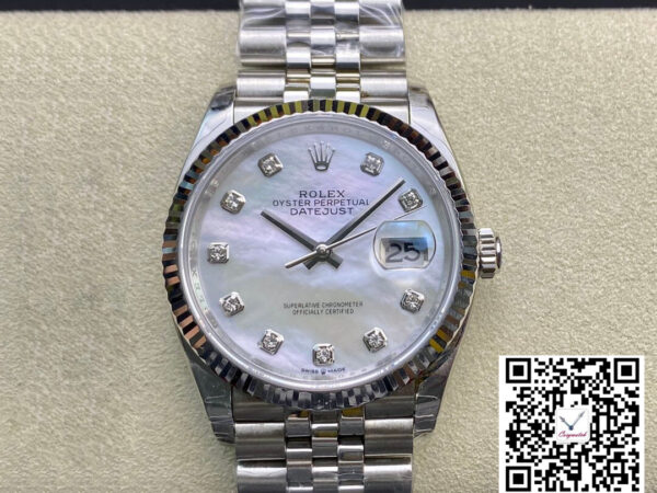 Rolex Datejust 178384-NG-63160 31MM EW Factory Fritillary Dial