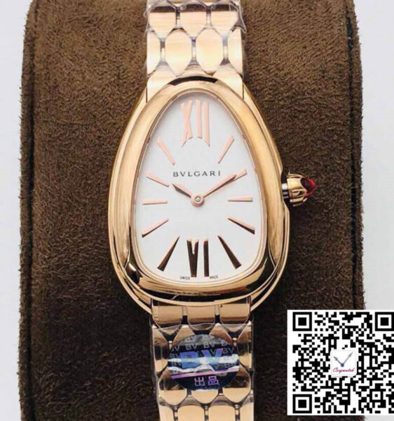 Bvlgari Serpenti 103145 BV Factory Rose Gold White Dial