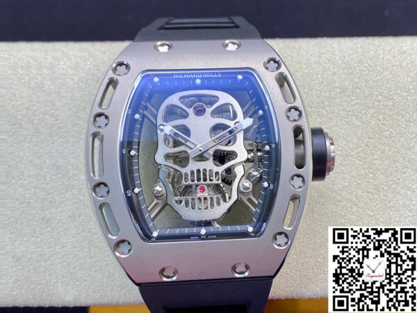RICHARD MILLE RM052 TOURBILLON EUR FACTORY TITANIUM SKULL DIAL