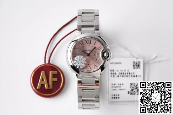 BALLON BLEU DE CARTIER QUARTZ 28MM W6920038 AF FACTORY PINK DIAL
