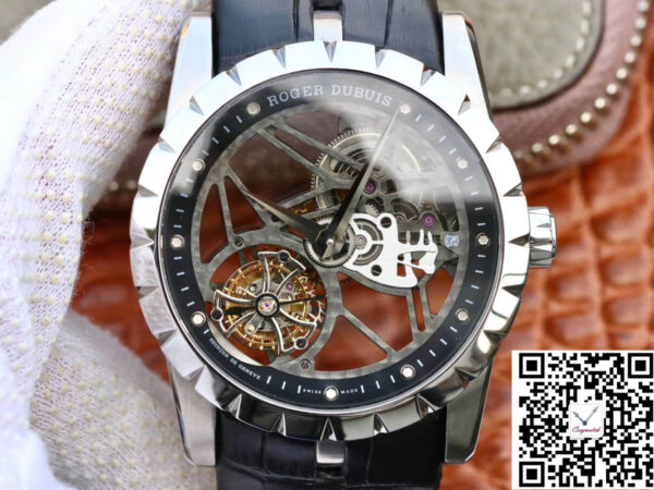ROGER DUBUIS EXCALIBUR RDDBEX0393 JB FACTORY TOURBILLON STAINLESS STEEL CASE