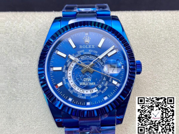 Rolex Sky Dweller 40MM WWF Factory DIW Blue Dial