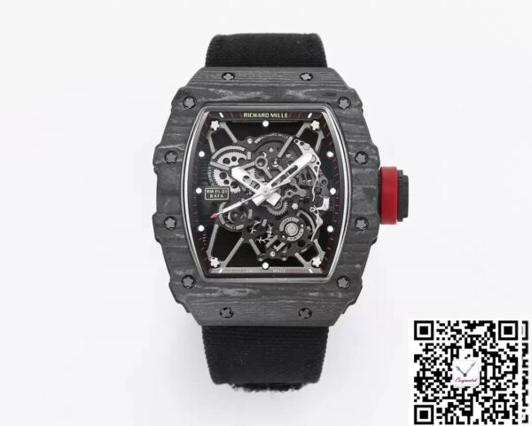 RICHARD MILLE RM35-01 BBR FACTORY BLACK CARBON FIBER CASE