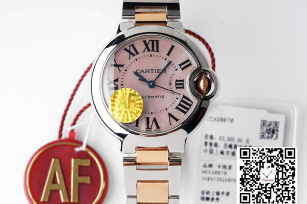 Ballon Bleu De Cartier W6920070 AF Factory Pink Mother-Of-Pearl Dial