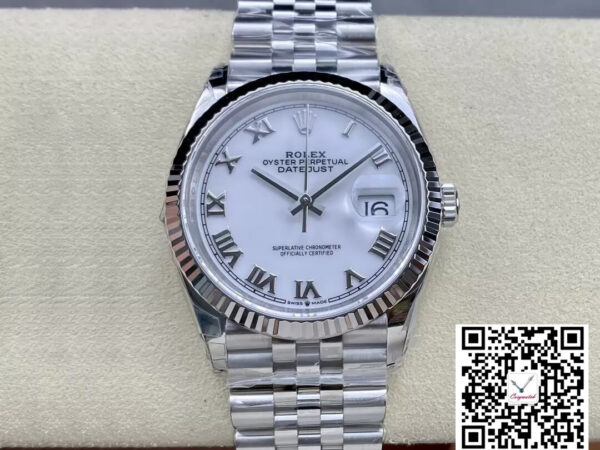 Rolex Datejust M126234-0025 36MM VS Factory White Dial
