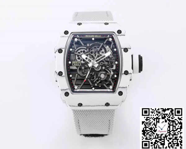 Richard Mille RM35-01 BBR Factory White Carbon Fiber Case