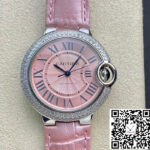 Ballon Bleu De Cartier 33MM V6 Factory Pink Dial