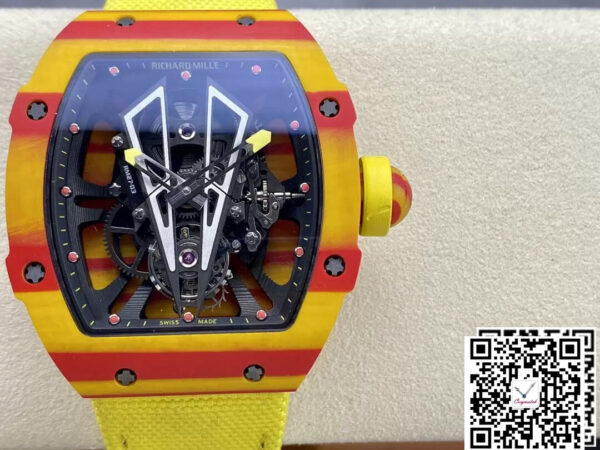 RICHARD MILLE RM27-03 TOURBILLON BBR FACTORY YELLOW CARBON FIBER CASE