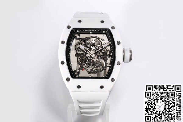 RICHARD MILLE RM-055 BBR FACTORY V2 WHITE CERAMIC