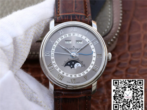 Blancpain Villeret 6654-1113-55B OM Factory V2 Grey Dial