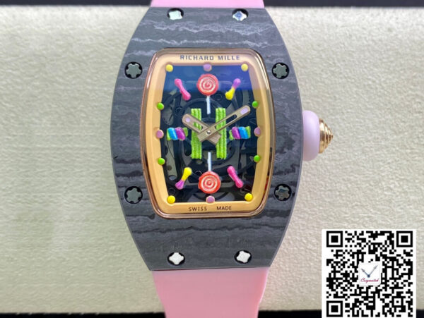 Richard Mille RM-07 Bon Bon RM Factory Carbon Fiber Case