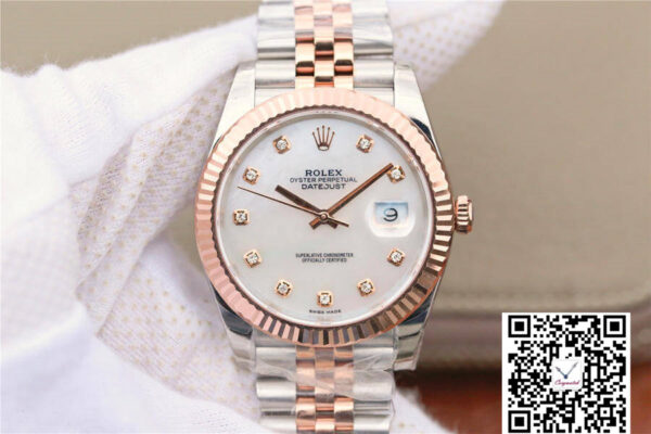 Rolex Datejust M126331-0014 EW Factory White Mother-Of-Pearl Dial