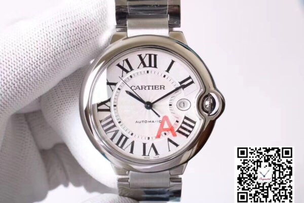 Ballon Bleu De Cartier W69012Z4 V6 Factory Silver Dial
