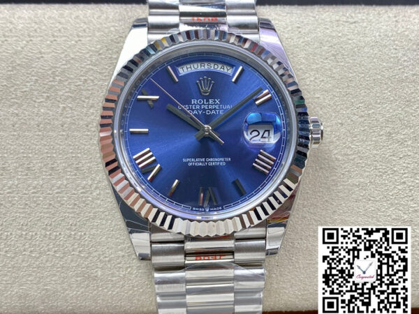 Rolex Day Date M228236-0007 EW Factory Blue Dial