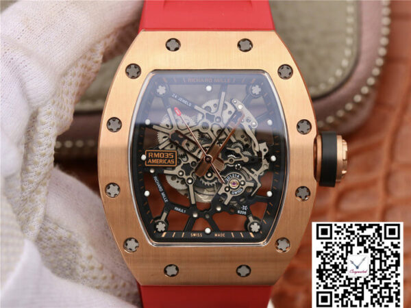 Richard Mille RM035 Americas KV Factory Rose Gold