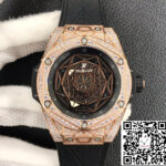 Hublot Big Bang WWF Factory Gold Full Diamond Case