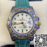 Rolex GMT-MASTER II Diw Carbon Fiber Case Green Fabric Strap