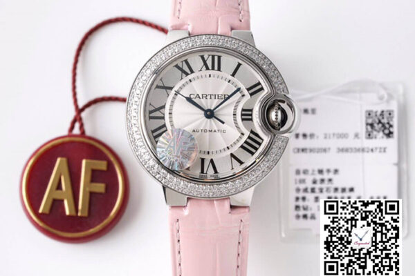 Ballon Bleu De Cartier 33MM WE902067 AF Factory Diamond-set Bezel