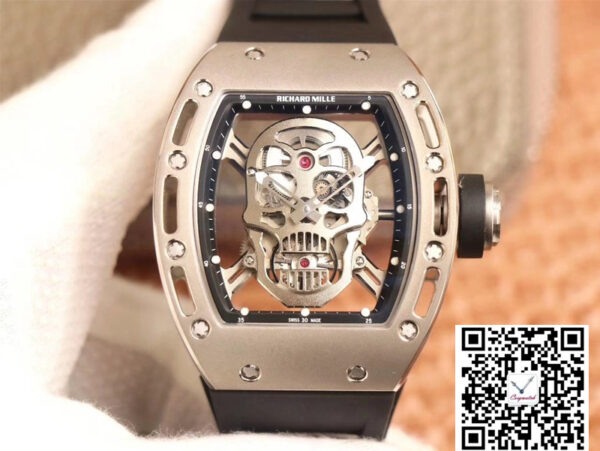 Richard Mille RM052 ZF Factory Silver Titanium Skull Dial