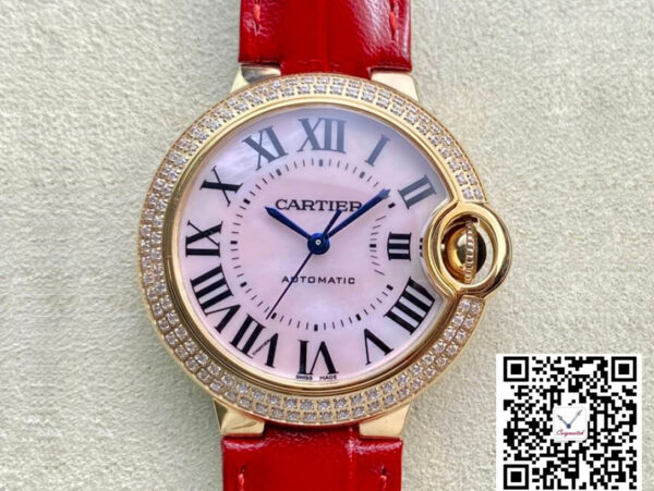 Ballon Bleu De Cartier 33MM WJBB0033 3K Factory Diamond Bezel