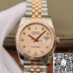 Rolex Datejust 116231 36MM GM Factory Diamond-set Pink Dial