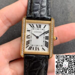 Cartier Tank K11 Factory V2 Yellow Gold White Dial