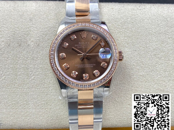 Rolex Datejust M278381RBR-0027 31MM EW Factory Diamond Bezel