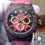 Rolex Daytona Cosmos Chronograph Carbon Fiber Edition Pink Exploded Dragon Dial