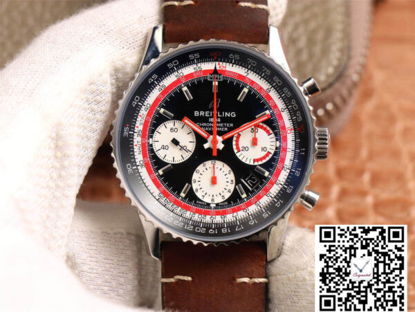 Breitling Navitimer 1 B01 Chronograph 43 Swissair Edition AB01211B1B1X1 V9 Factory Black Dial