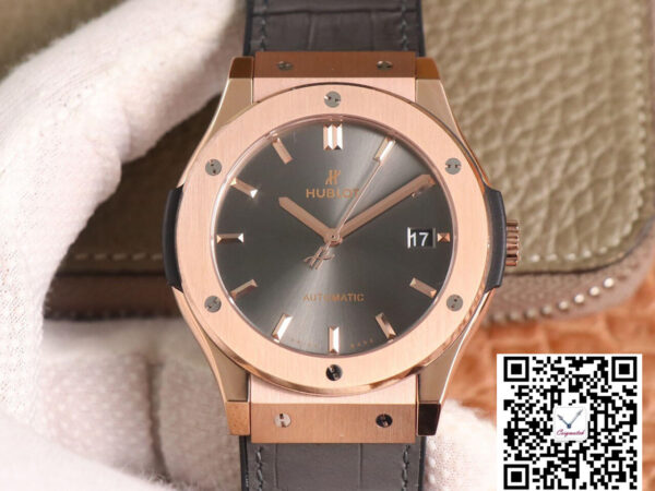 Hublot Classic Fusion 511.OX.7081.LR WWF Factory Rose Gold Dark Gray Dial
