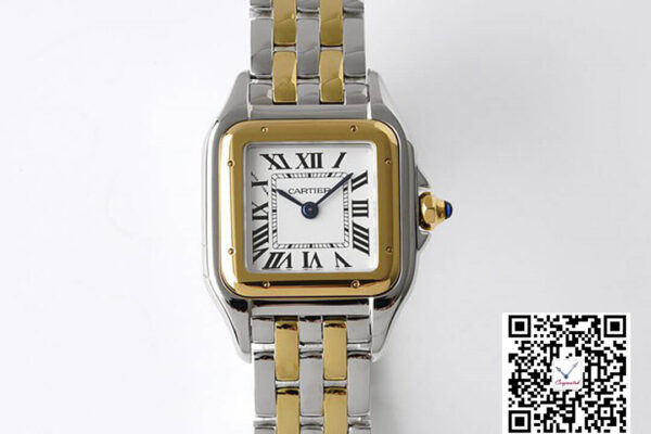Panthere De Cartier W2PN0006 22MM BV Factory White Dial